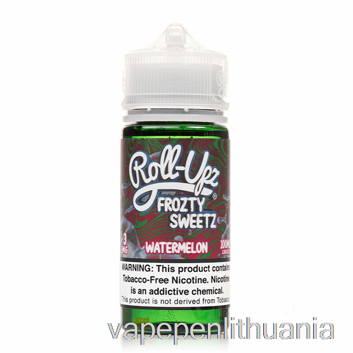 Arbūzų Punšo Ledas - Sultys Roll-upz - 100ml 3mg Vape Skystis